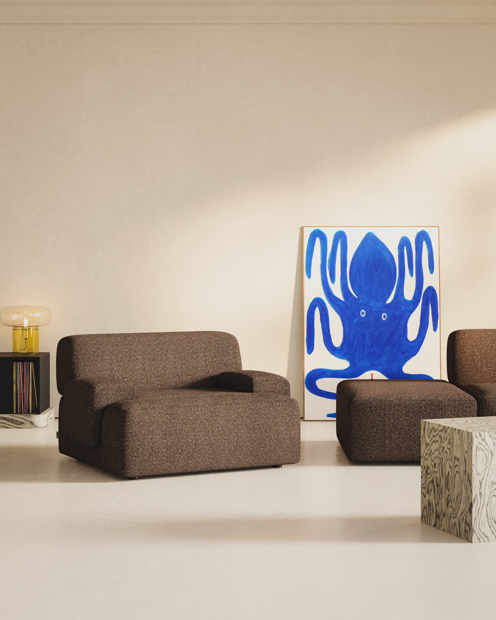 Fotel Umi brązowy, Feum - 34536