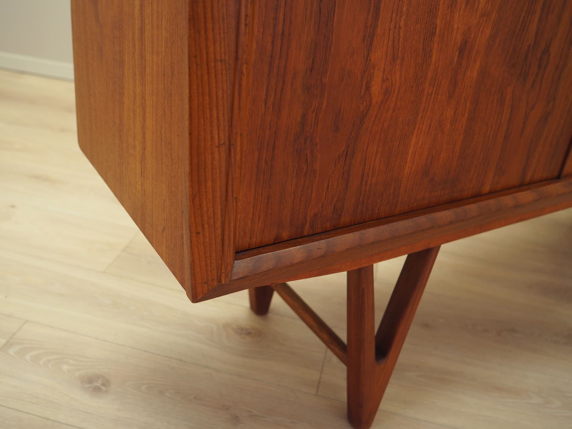 Highboard, teak brązowy ciemny, proj. K. Østervig, Dania, lata 60. - 63538