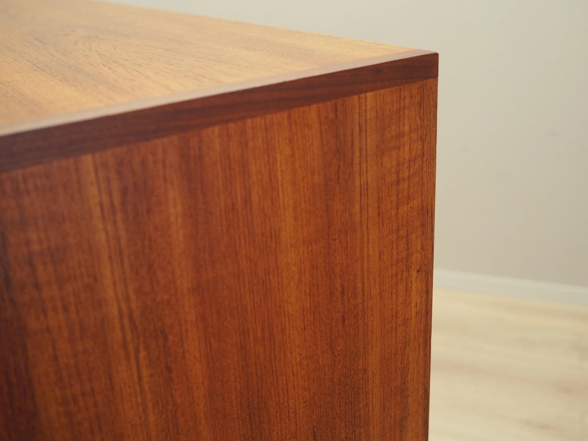 Highboard, teak brązowy ciemny, proj. K. Østervig, Dania, lata 60. - 34741