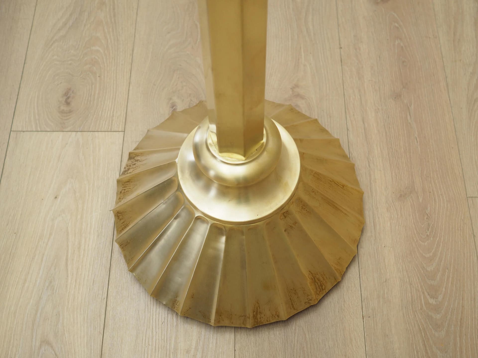 Lampa naftowa, złoty metal, Ehrich & Graetz, Niemcy, lata 20. - 34711