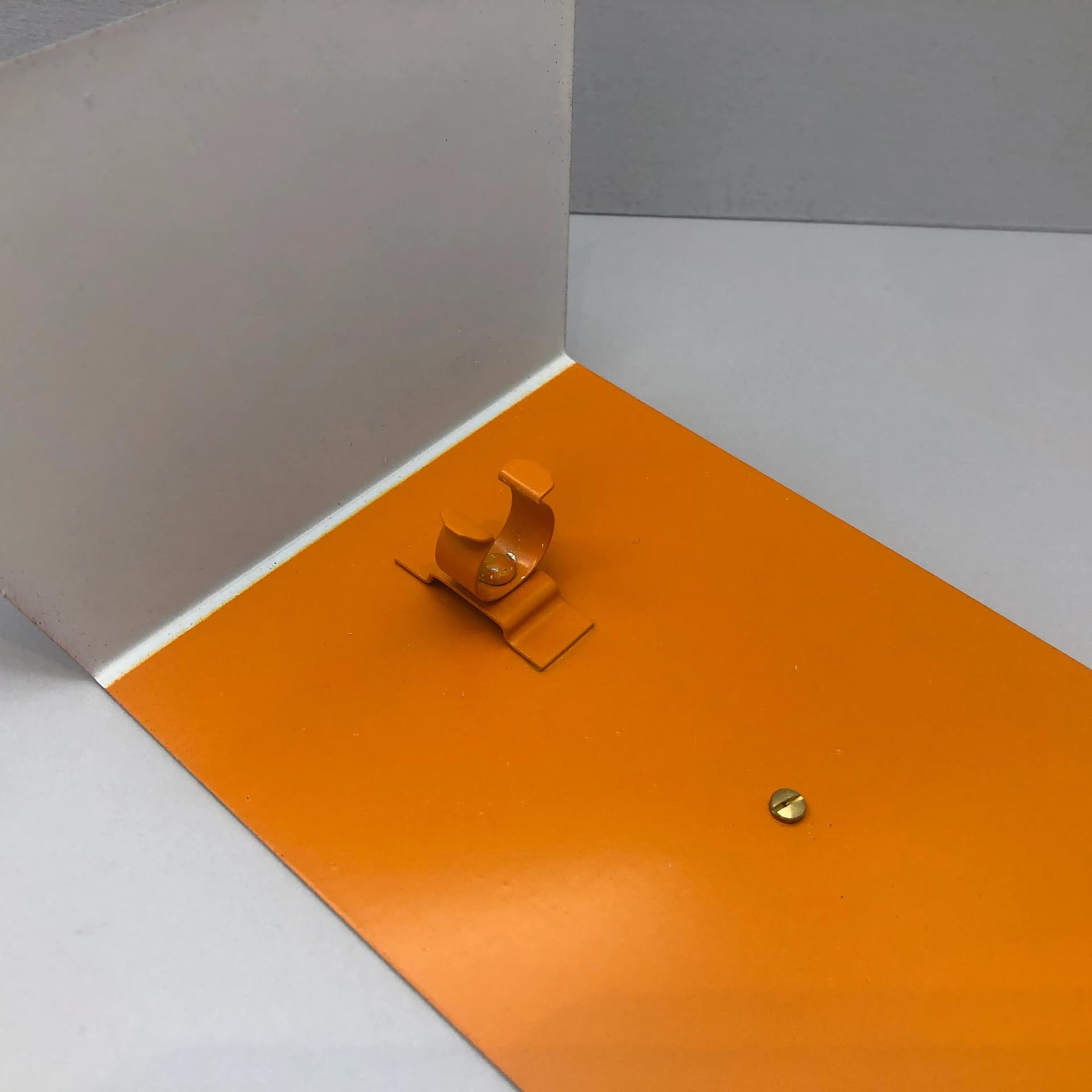 Para kinkietów modernistycznych, maroon, metal, N-Leuchten, Niemcy, lata 70. - 34966