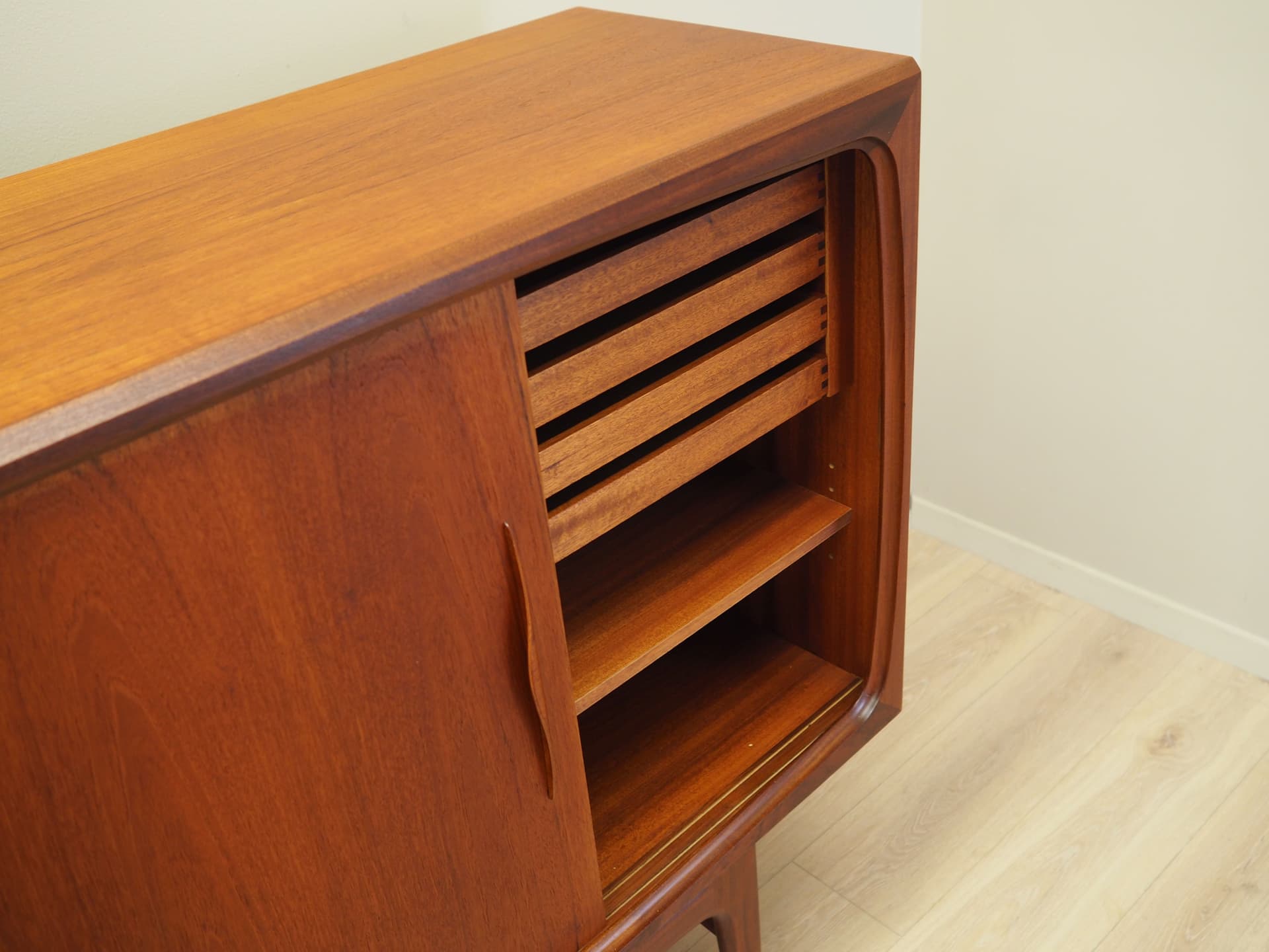 Highboard, teak brązowy, Dania, lata 70. - 63493