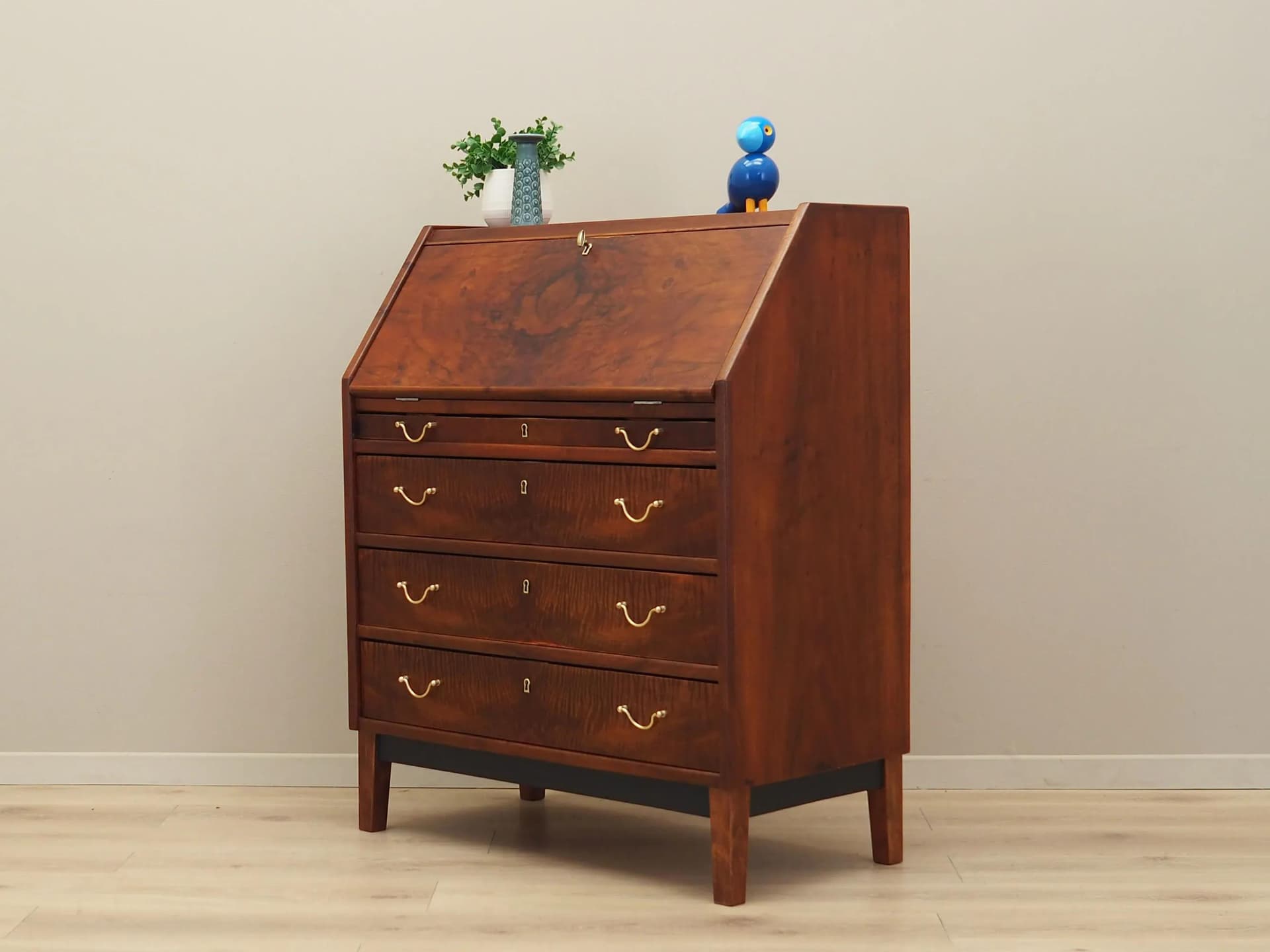Secretary Desk, walnut, Denmark, 1960s - 35105