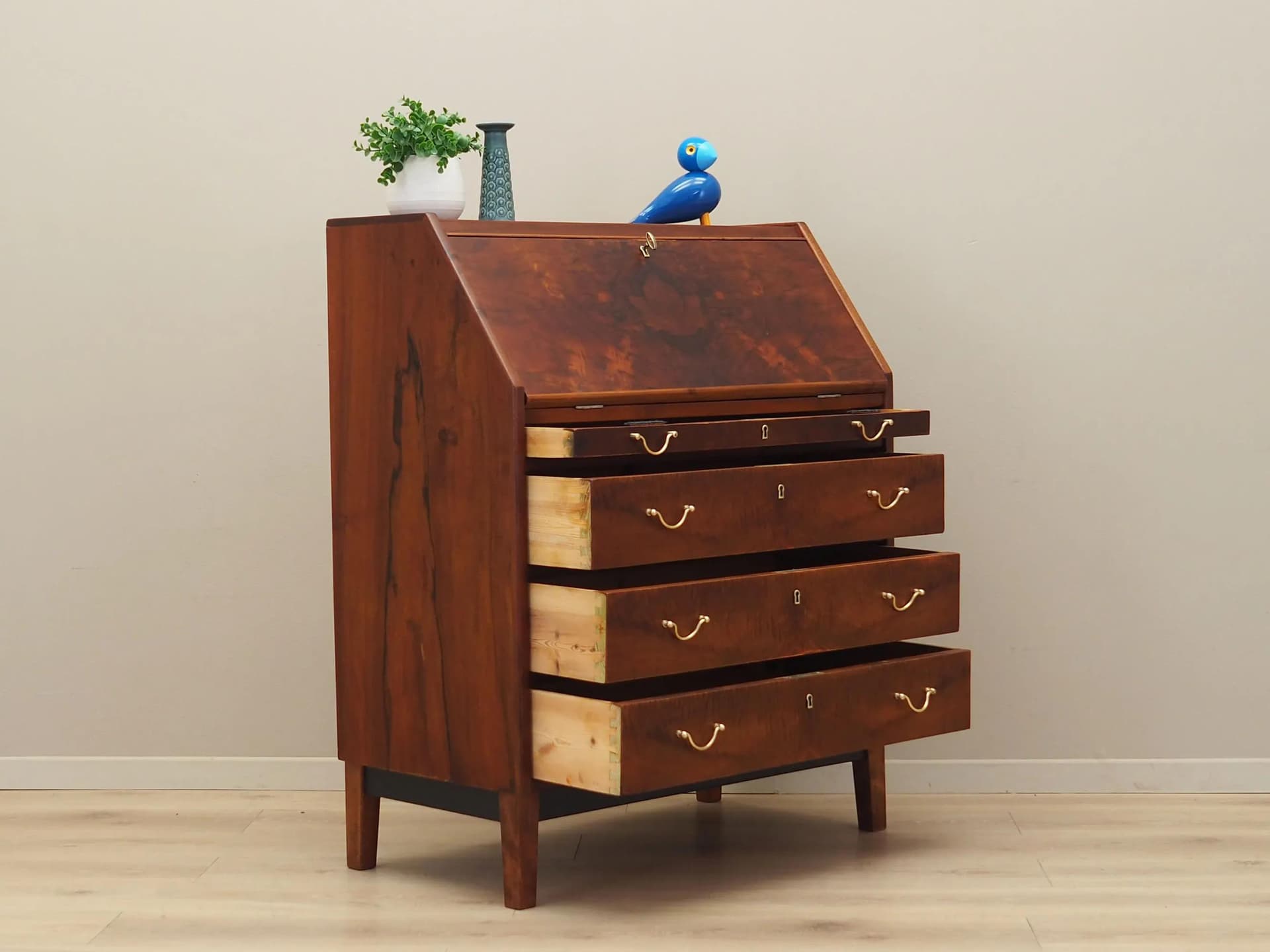 Secretary Desk, walnut, Denmark, 1960s - 35108