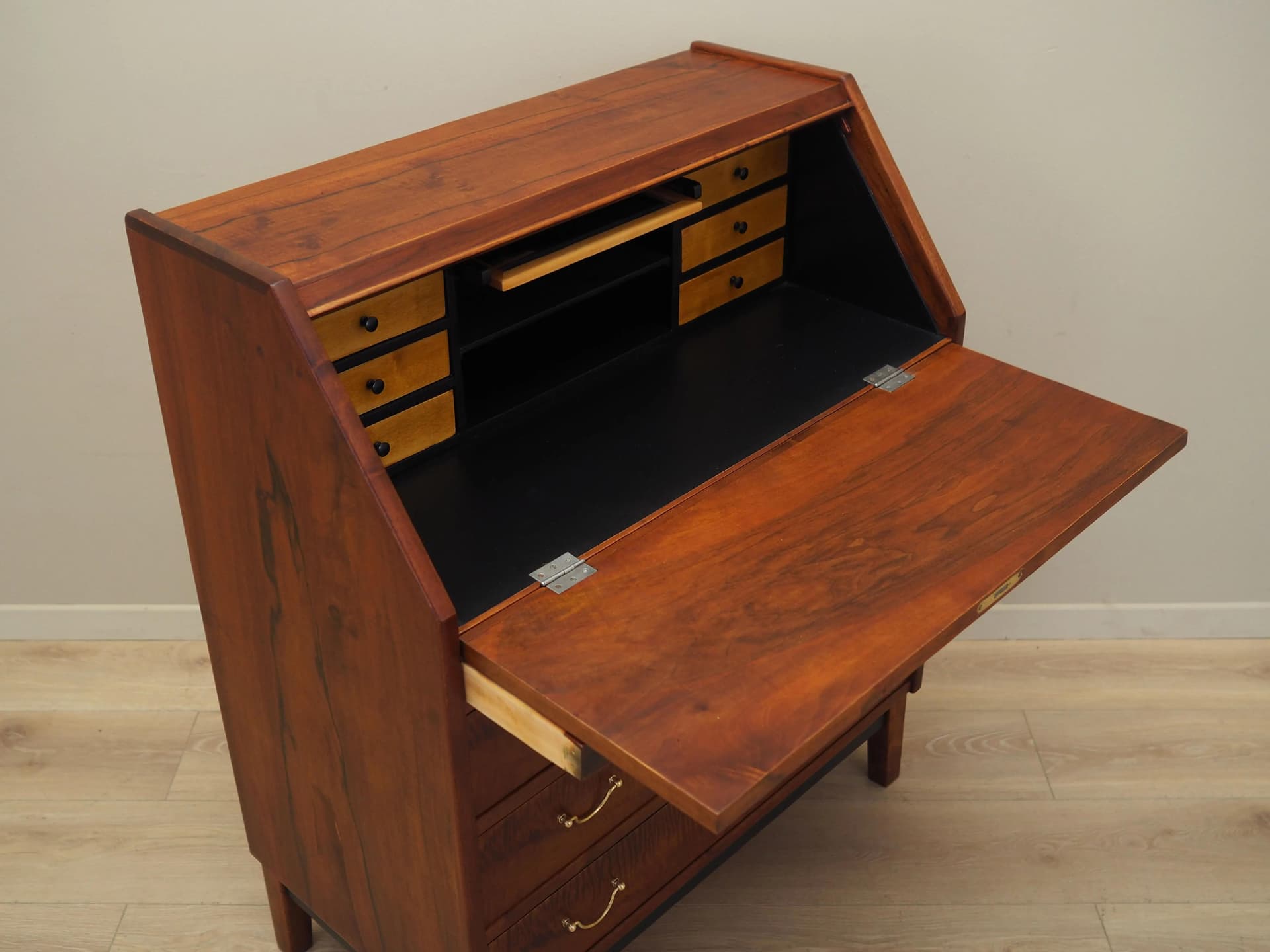 Secretary Desk, walnut, Denmark, 1960s - 35112