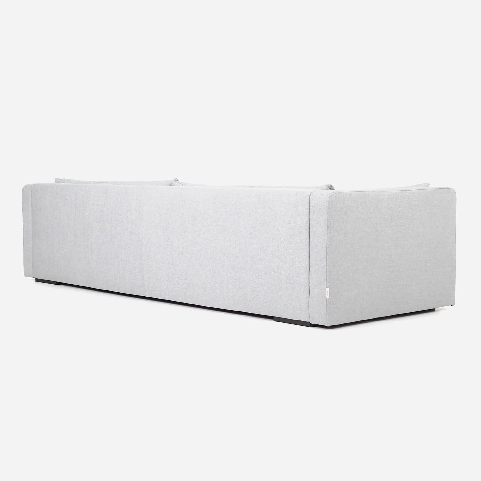 Sofa Sztokholm, grey fabric, wood, Poland, 1990s - 35081