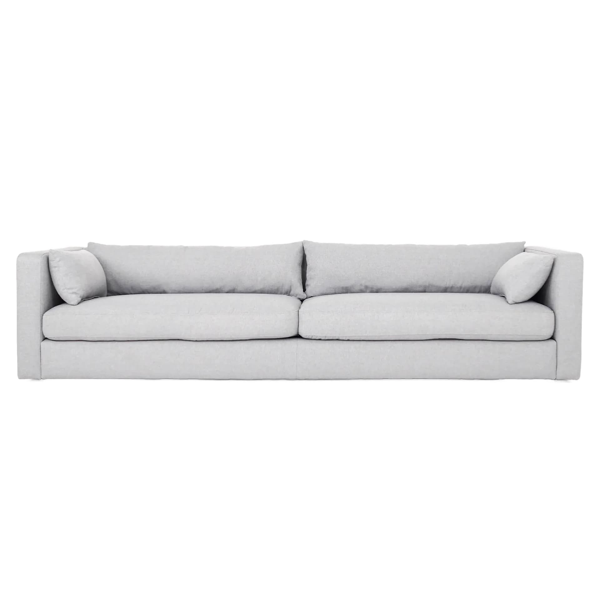 Sofa Sztokholm, grey fabric, wood, Poland, 1990s