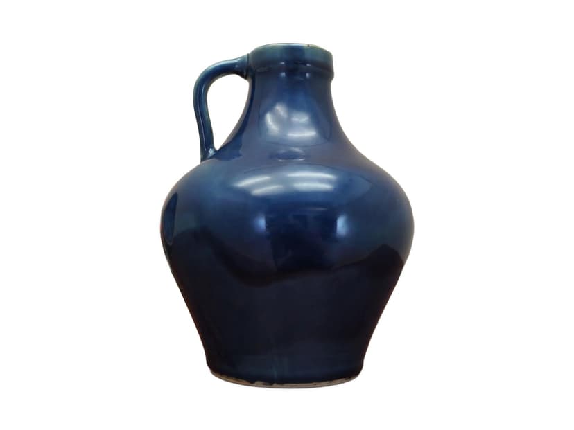 Jug, blue ceramics, Germany, 1970s