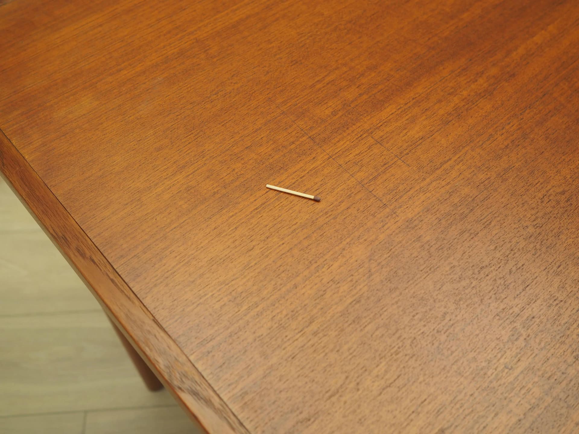 Desk, model 207, brown teak wood, by A. Vodder, for Sibast, Denmark, 1960s. - 35275