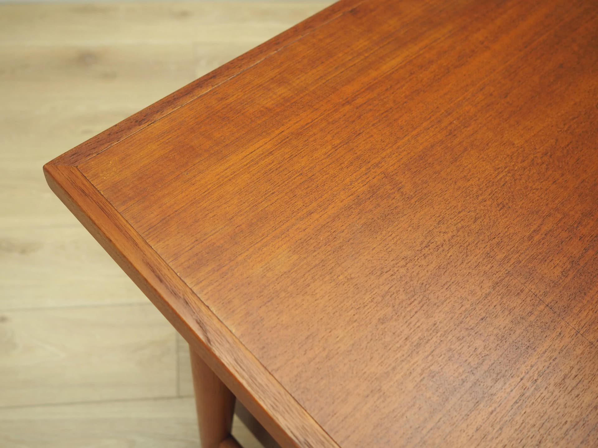 Desk, model 207, brown teak wood, by A. Vodder, for Sibast, Denmark, 1960s. - 35274