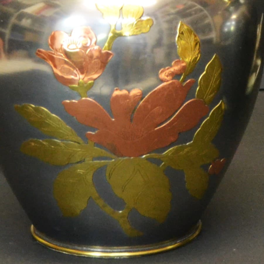 Para lamp stołowych, metal szary, lata 70. - 244