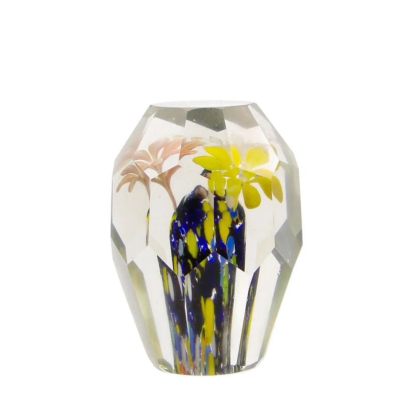 Kryształowy, secesyjny przycisk do papieru, Austro-Węgry, lata 1900.