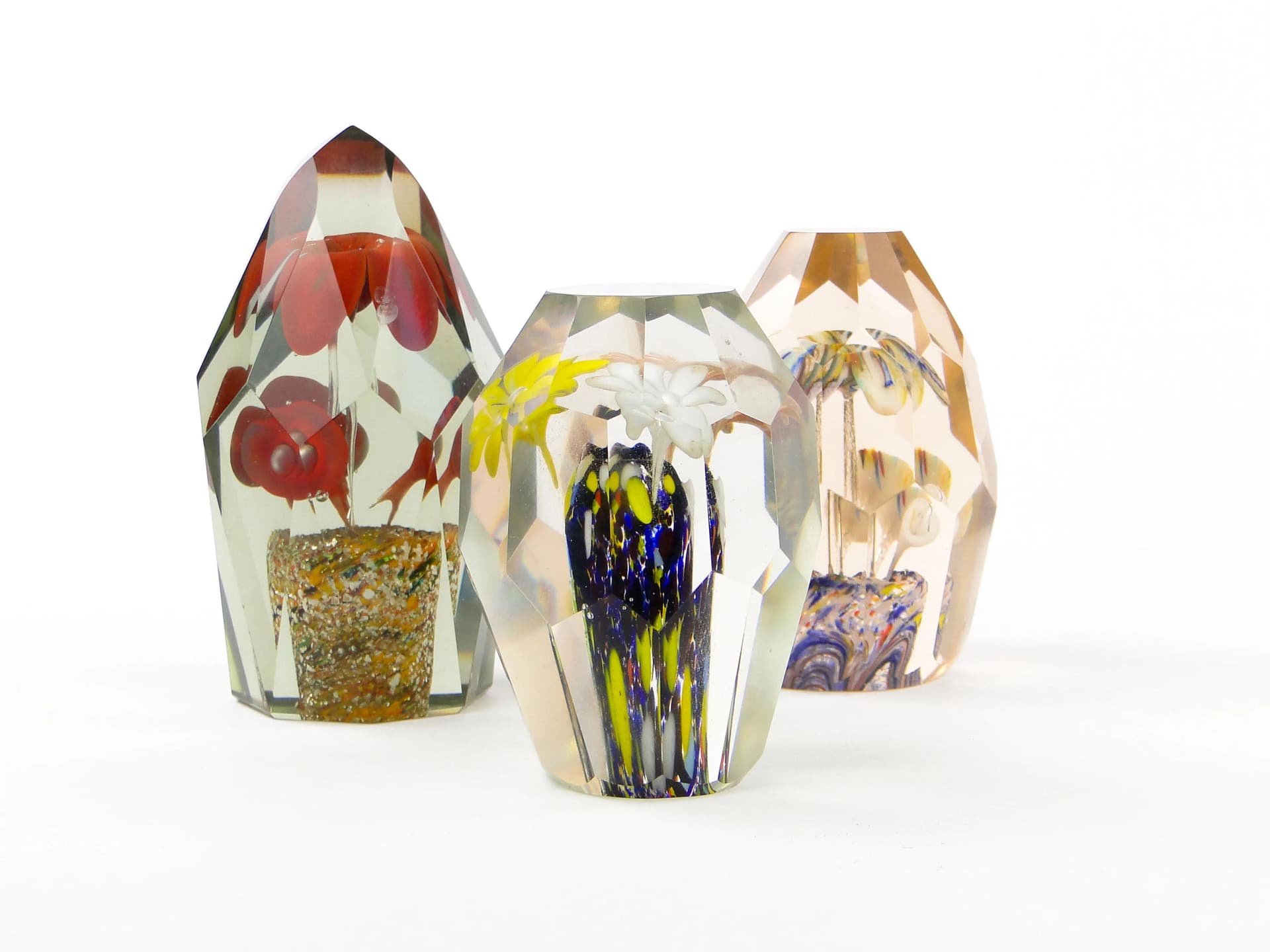 Crystal Art Nouveau Paperweight, Austria-Hungary, 1900s - 35417