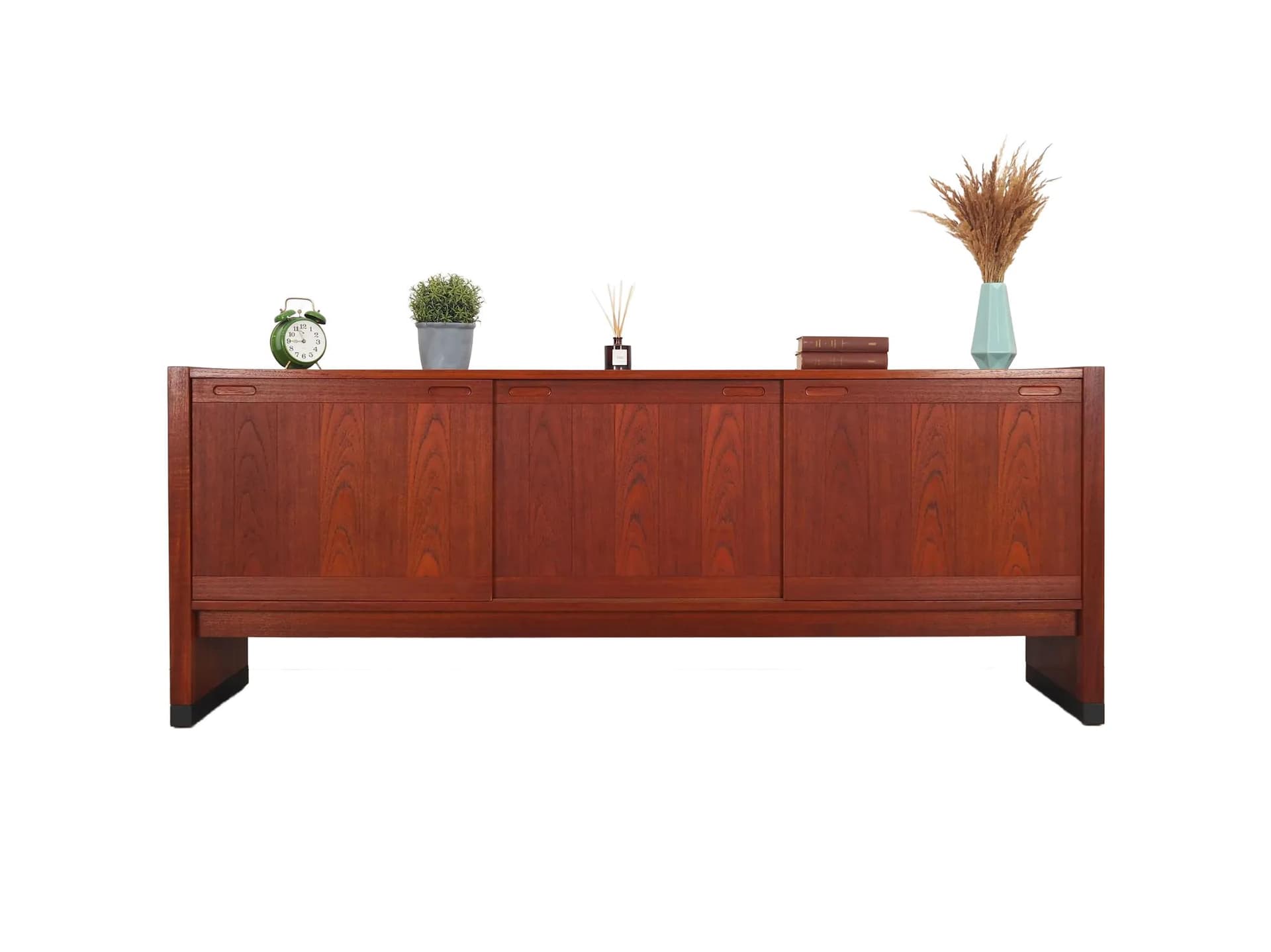 Sideboard, teak pomarańczowy, Skovby Møbelfabrik, Dania, lata 60.