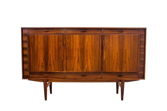 Rosewood Highboard, Denmark, 1960s - DIMENSION