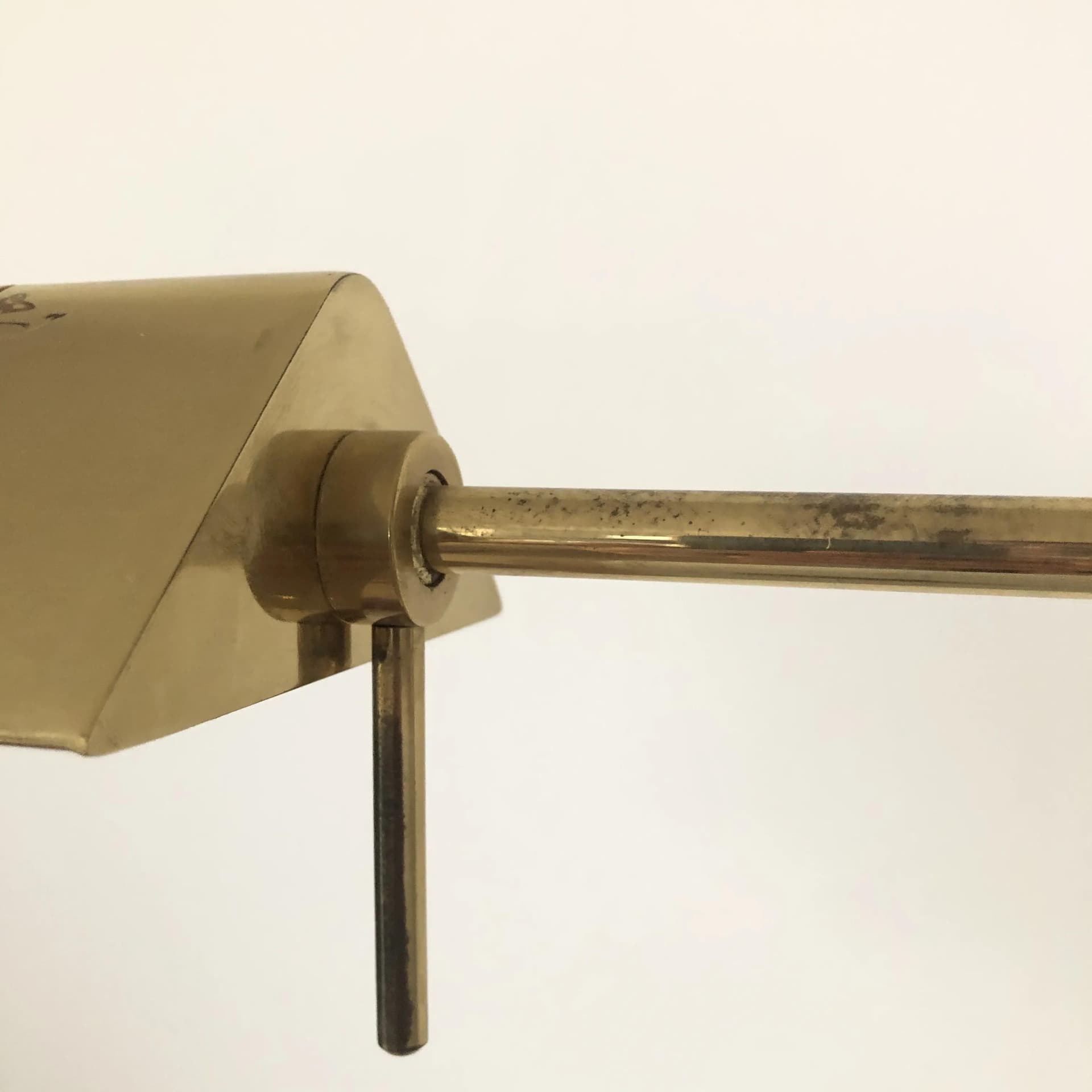 Lampa biurkowa, mosiądz złocisty, GKS Leuchten, Niemcy, lata 70. - 35518