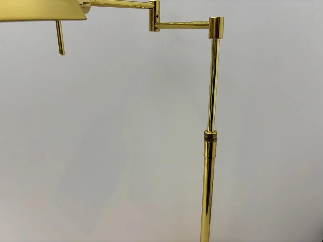 Lampa stołowa, mosiądz złoty, Holtkotter, Niemcy, lata 90. - 35502