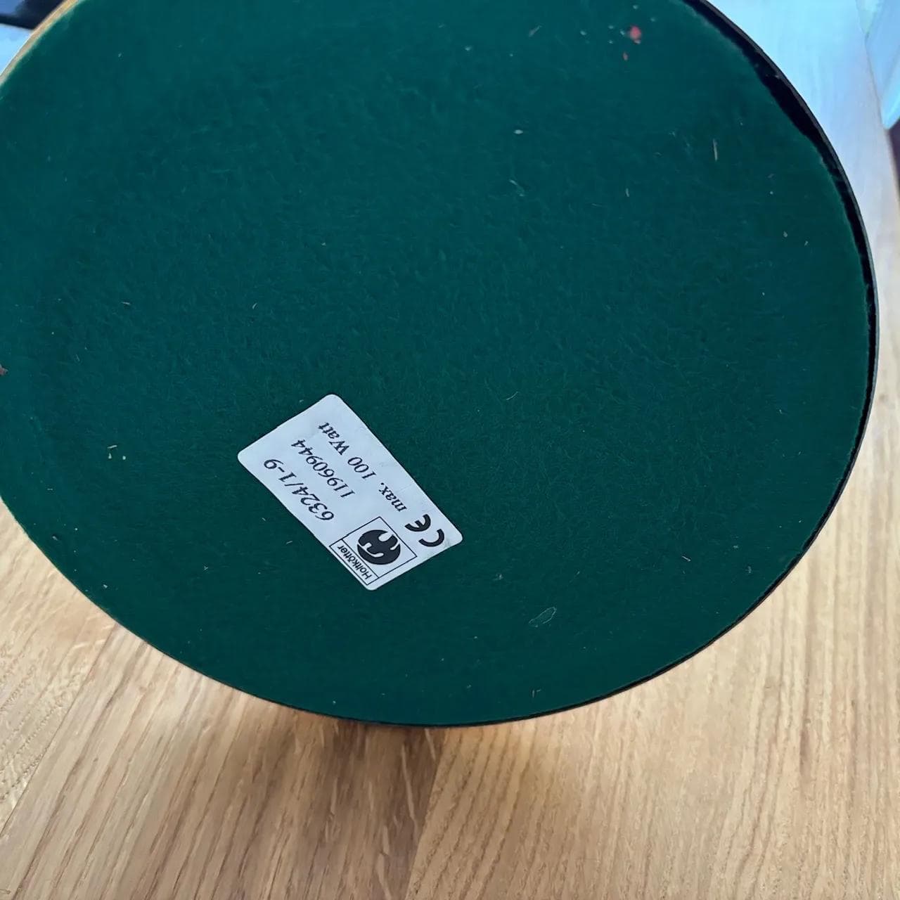 Lampa stołowa, mosiądz złoty, Holtkotter, Niemcy, lata 90. - 35499