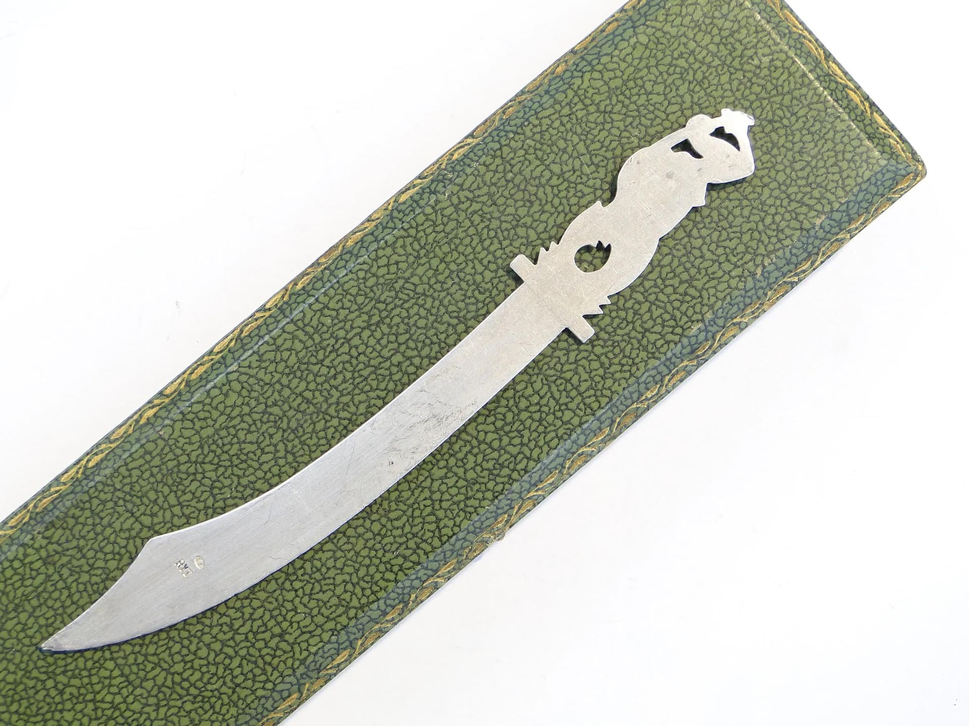 Nożyk do listów Syrenka, srebro, Rytosztuka, Polska, lata 60. - 35560