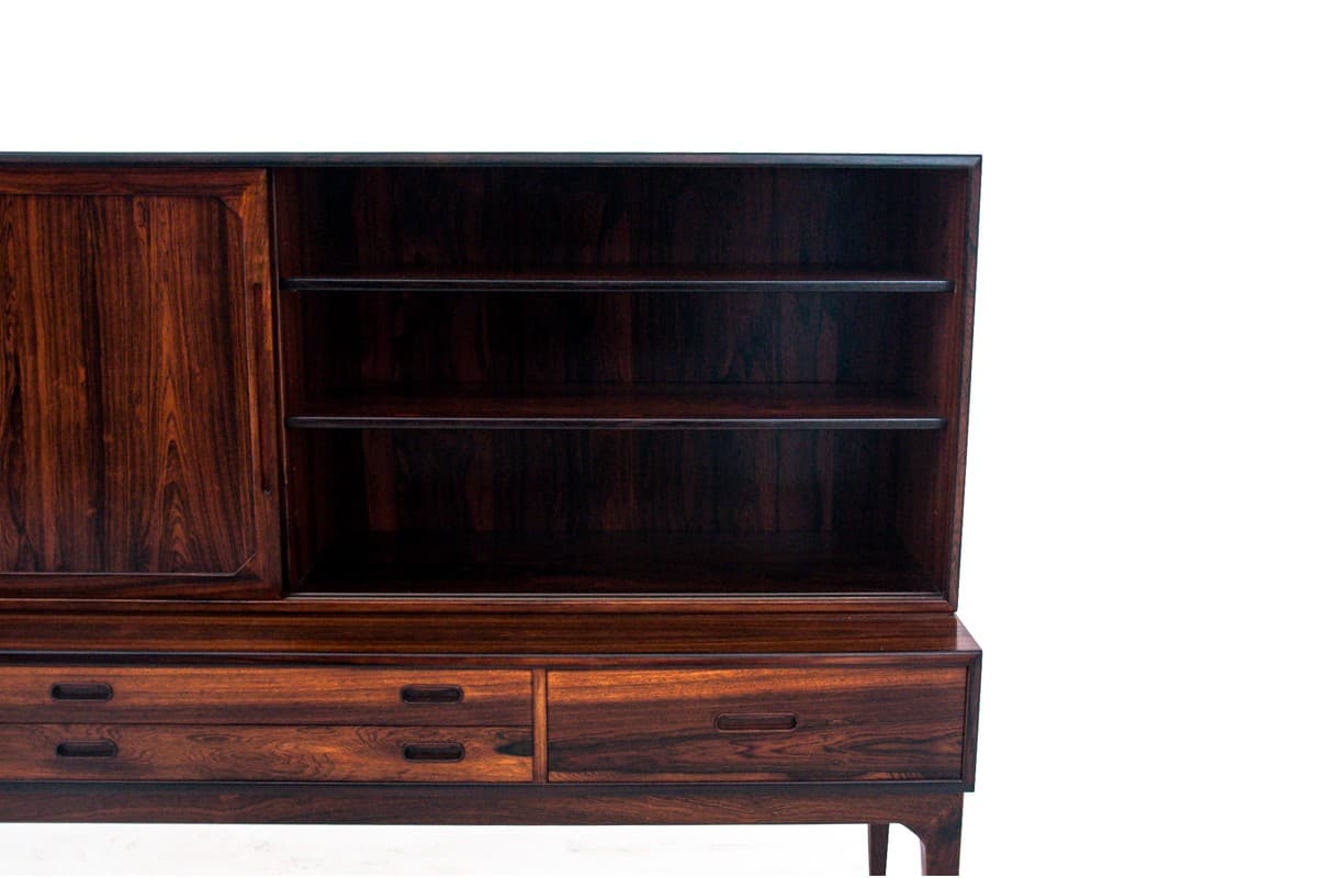 Rosewood Highboard, by S. Hansen, Denmark, 1960s - 46086