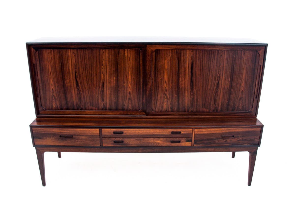 Rosewood Highboard, by S. Hansen, Denmark, 1960s - 46081