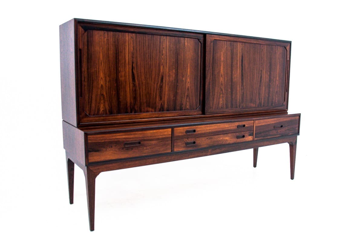 Rosewood Highboard, by S. Hansen, Denmark, 1960s - 46082