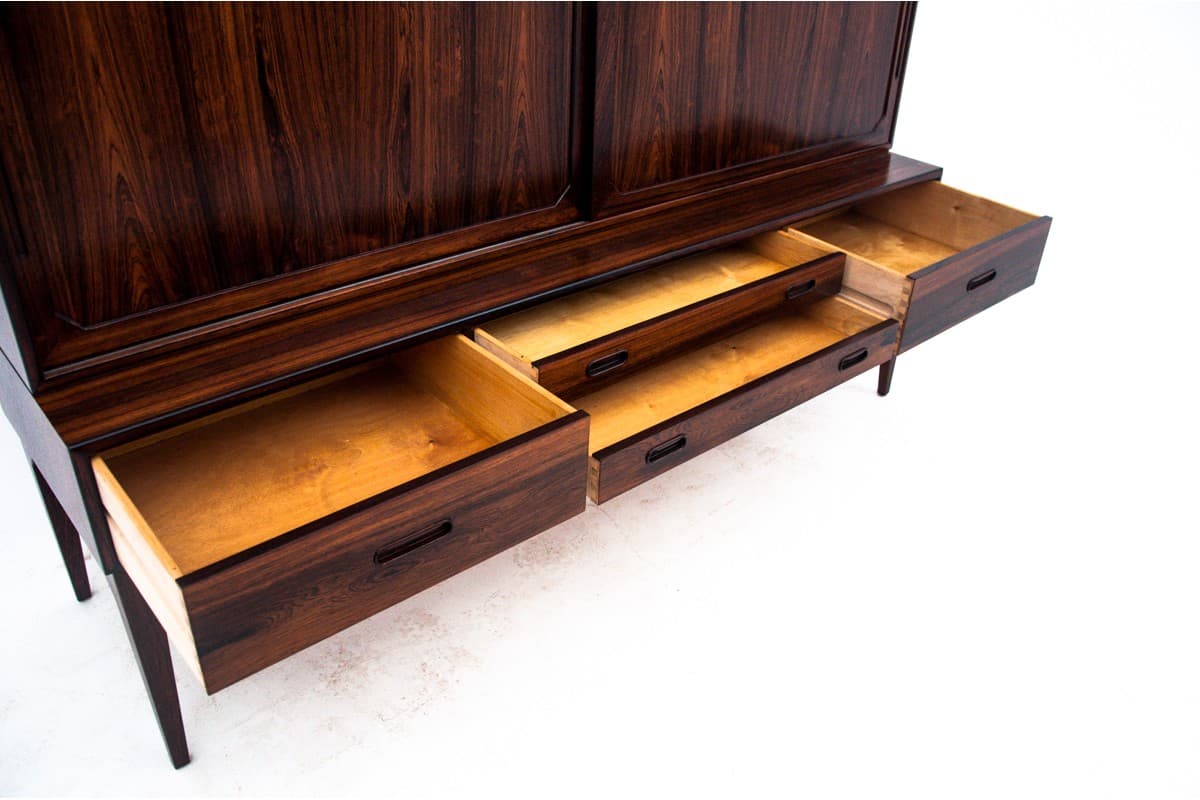 Rosewood Highboard, by S. Hansen, Denmark, 1960s - 46087