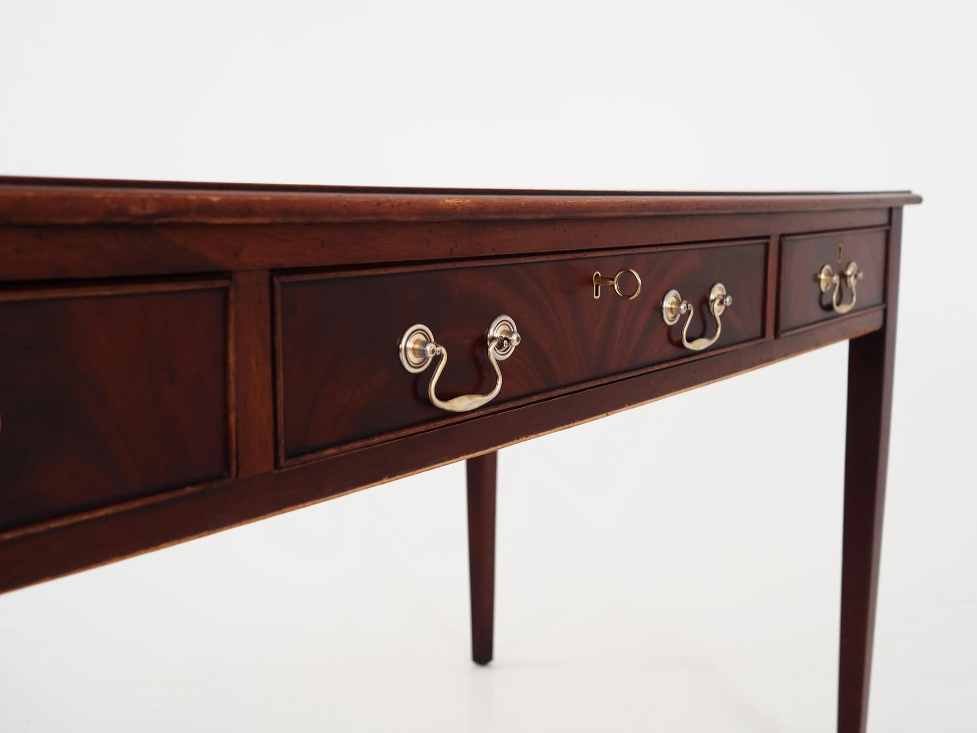 Desk, brown mahogany, Denmark, 1970s - 35608