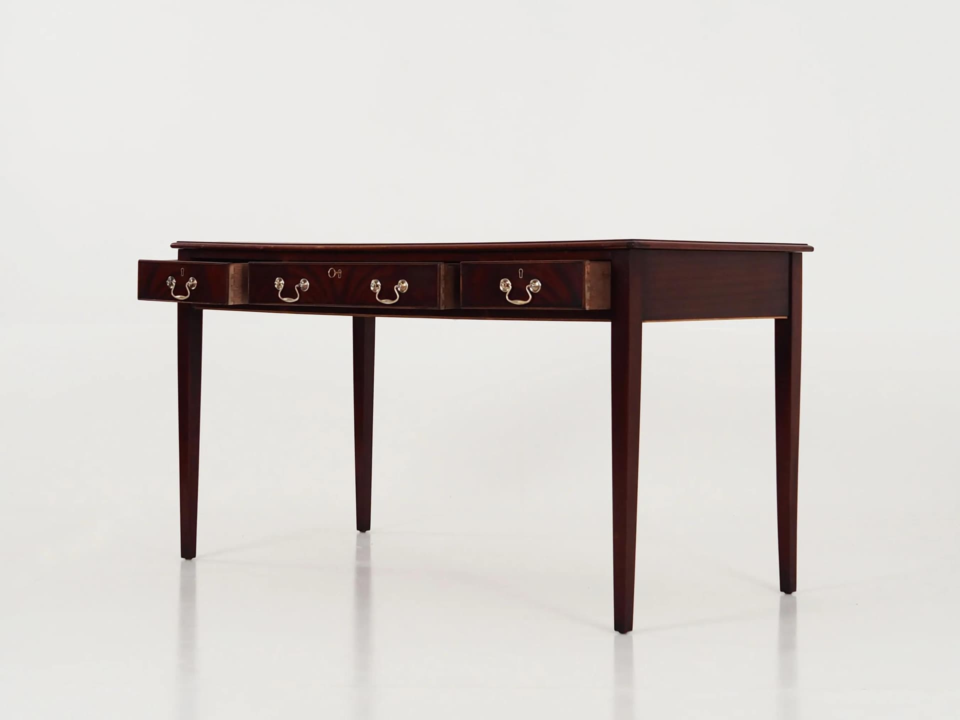 Desk, brown mahogany, Denmark, 1970s - 35604