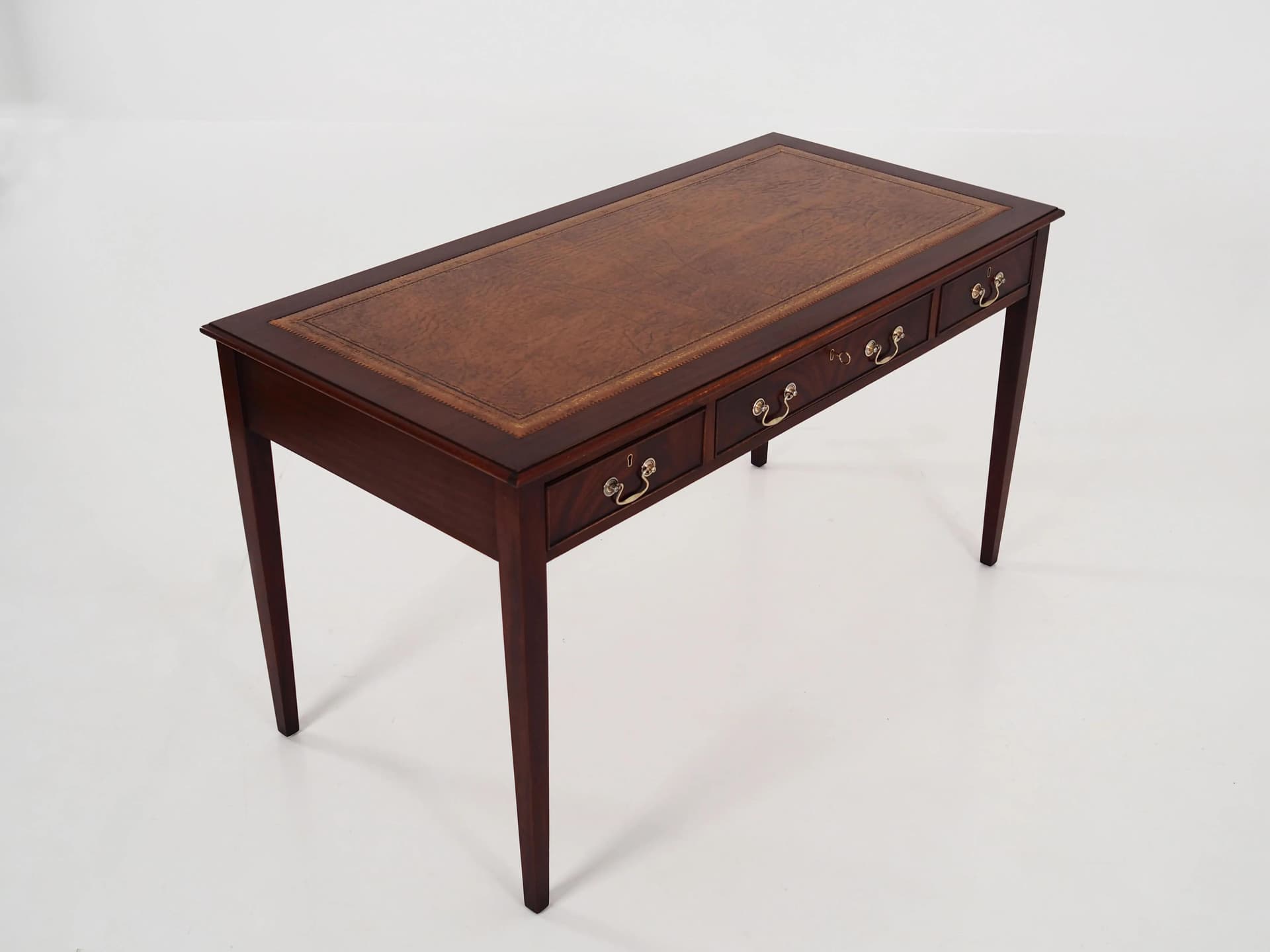 Desk, brown mahogany, Denmark, 1970s - 35606