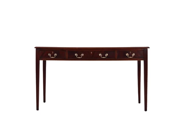 Desk, brown mahogany, Denmark, 1970s - DIMENSION