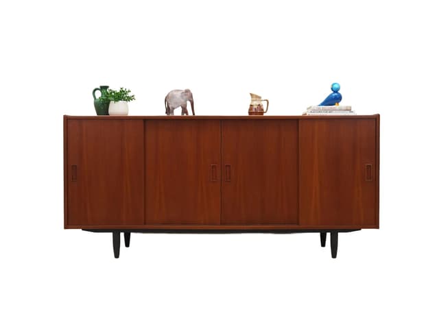 Sideboard, brown teak, Westergaard Møbelfabrik, Denmark, 1970s - DIMENSION