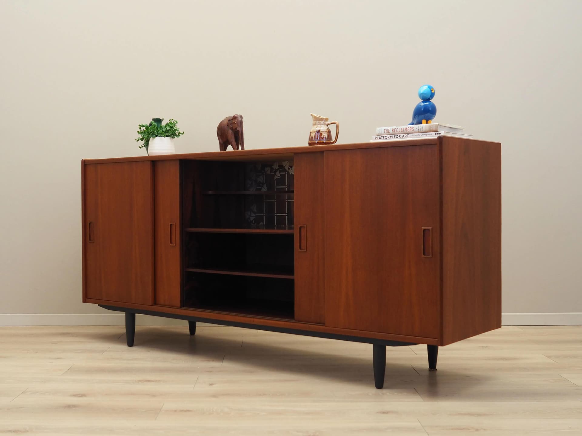 Sideboard, brown teak, Westergaard Møbelfabrik, Denmark, 1970s - 35848
