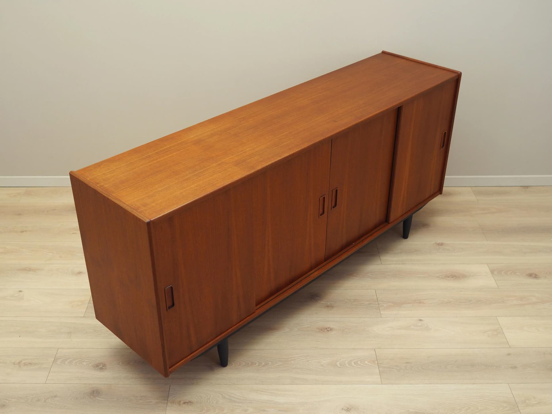 Sideboard, brown teak, Westergaard Møbelfabrik, Denmark, 1970s - 35852