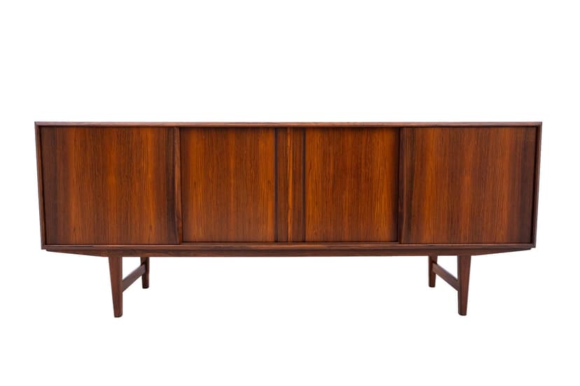 Ciemnobrązowa komoda sideboard, Dania, lata 60.