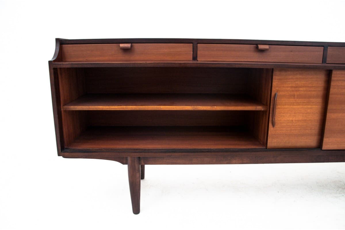 Tekowy sideboard w stylu mid-century modern, Dania, lata 60. - 46111