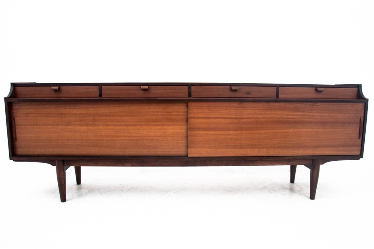 Tekowy sideboard w stylu mid-century modern, Dania, lata 60. - 46106