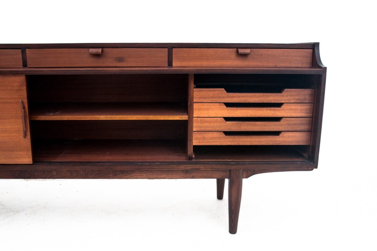Tekowy sideboard w stylu mid-century modern, Dania, lata 60. - 46112