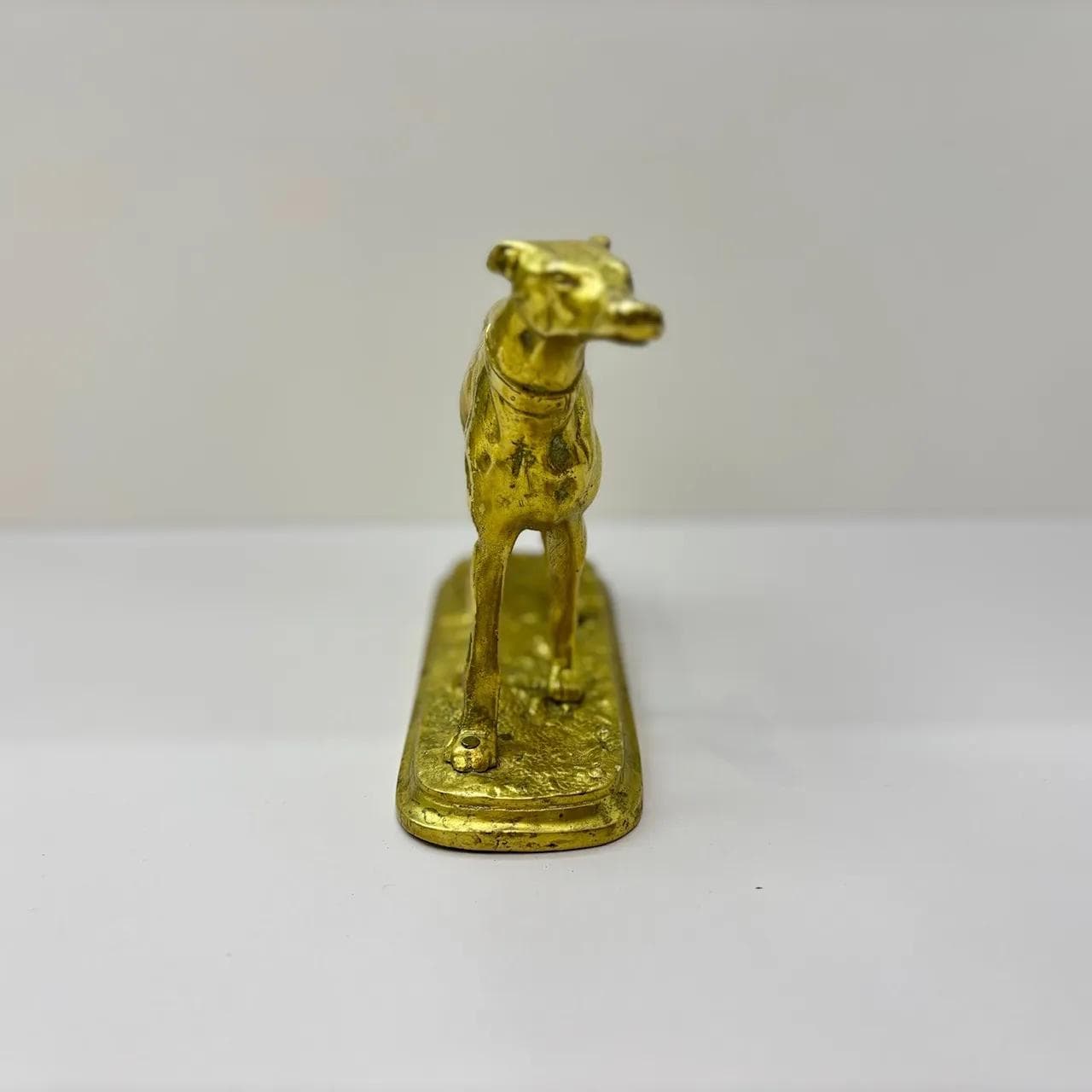 Figura Chart, mosiądz złoty, Niemcy, lata 60. - 36094