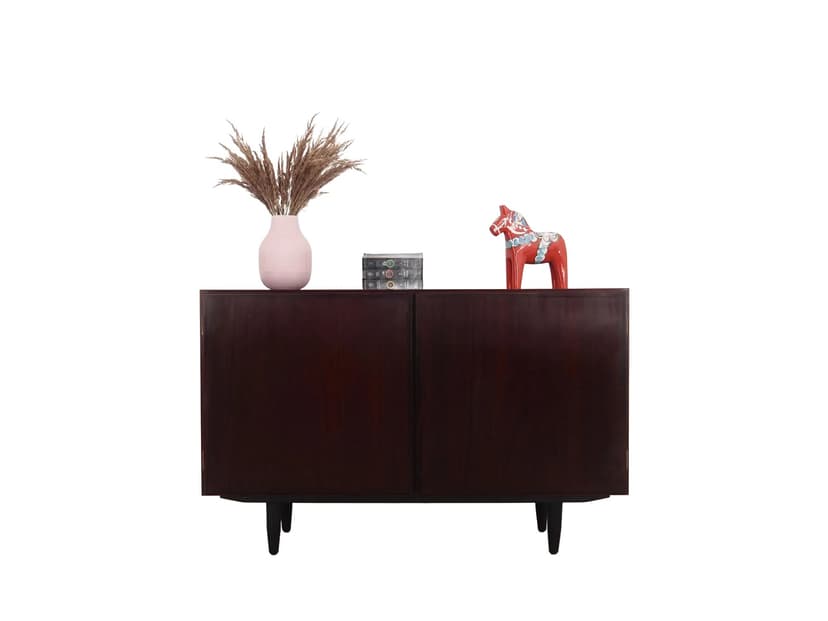 Szafka, mahoń ciemny, Omann Jun, Dania, lata 70.