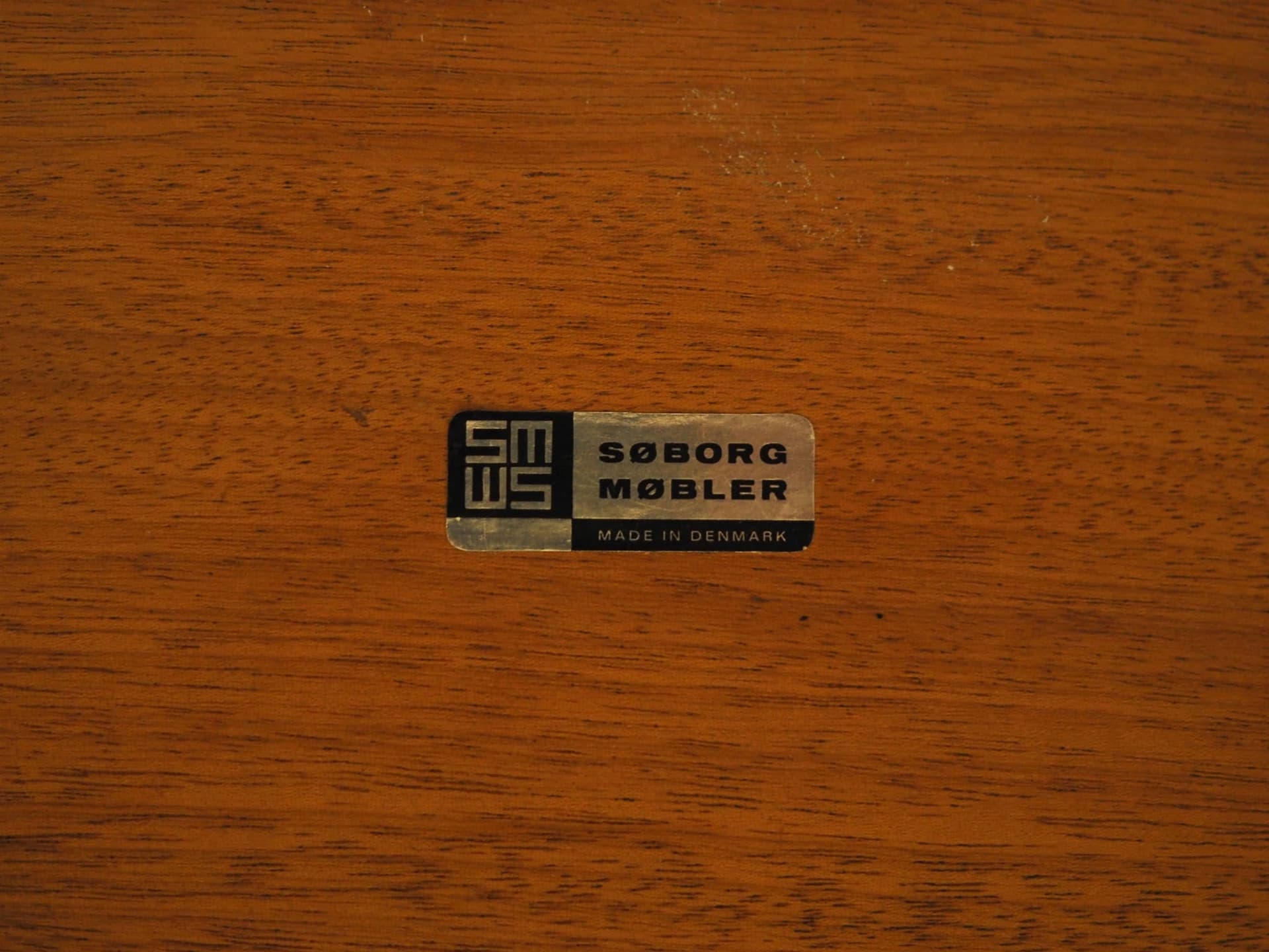 Desk, teak, by B. Mogensen, for Søborg Møbelfabrik, Denmark, 1960s - 58035