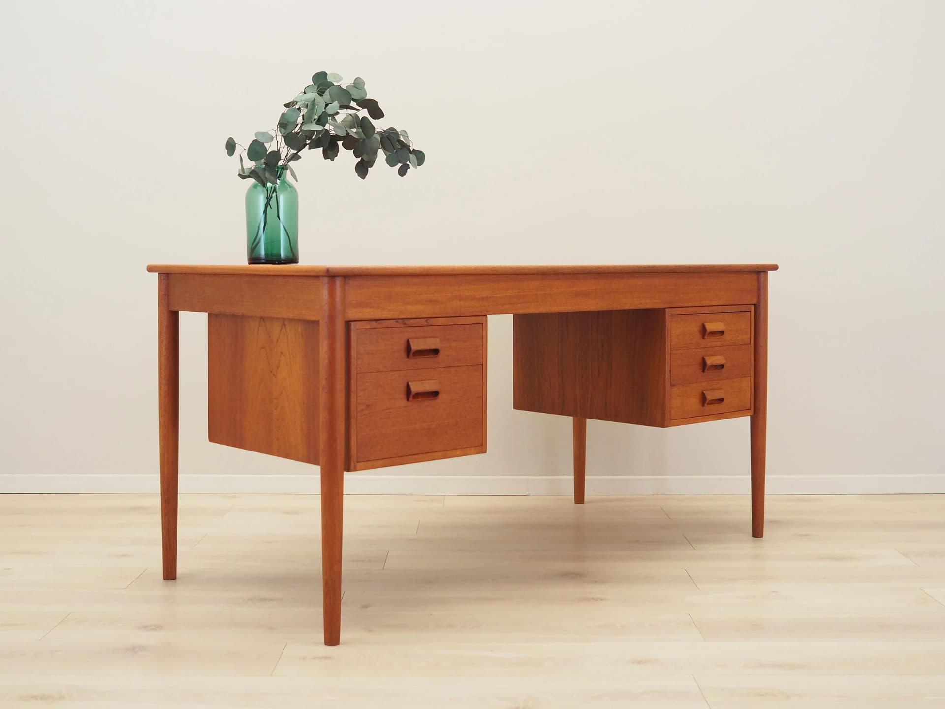 Desk, teak, by B. Mogensen, for Søborg Møbelfabrik, Denmark, 1960s - 36007