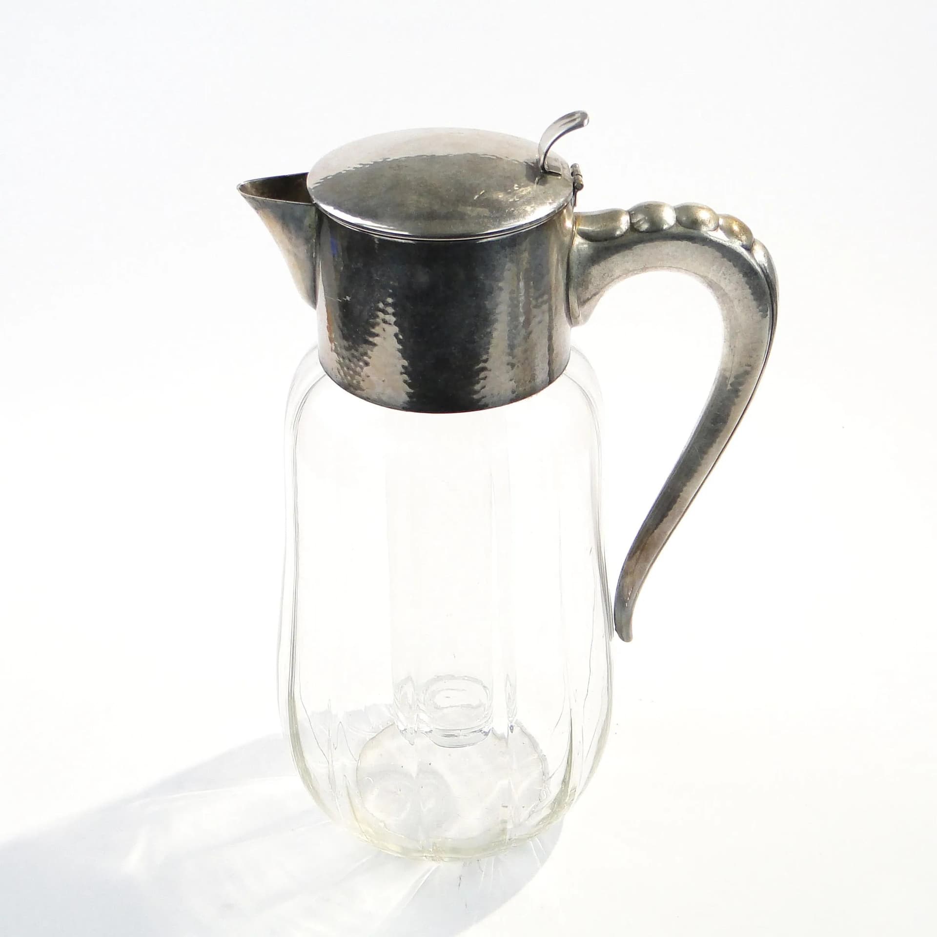 Dzban kryształowy, transparentny, Belgia, lata 20. - 36134