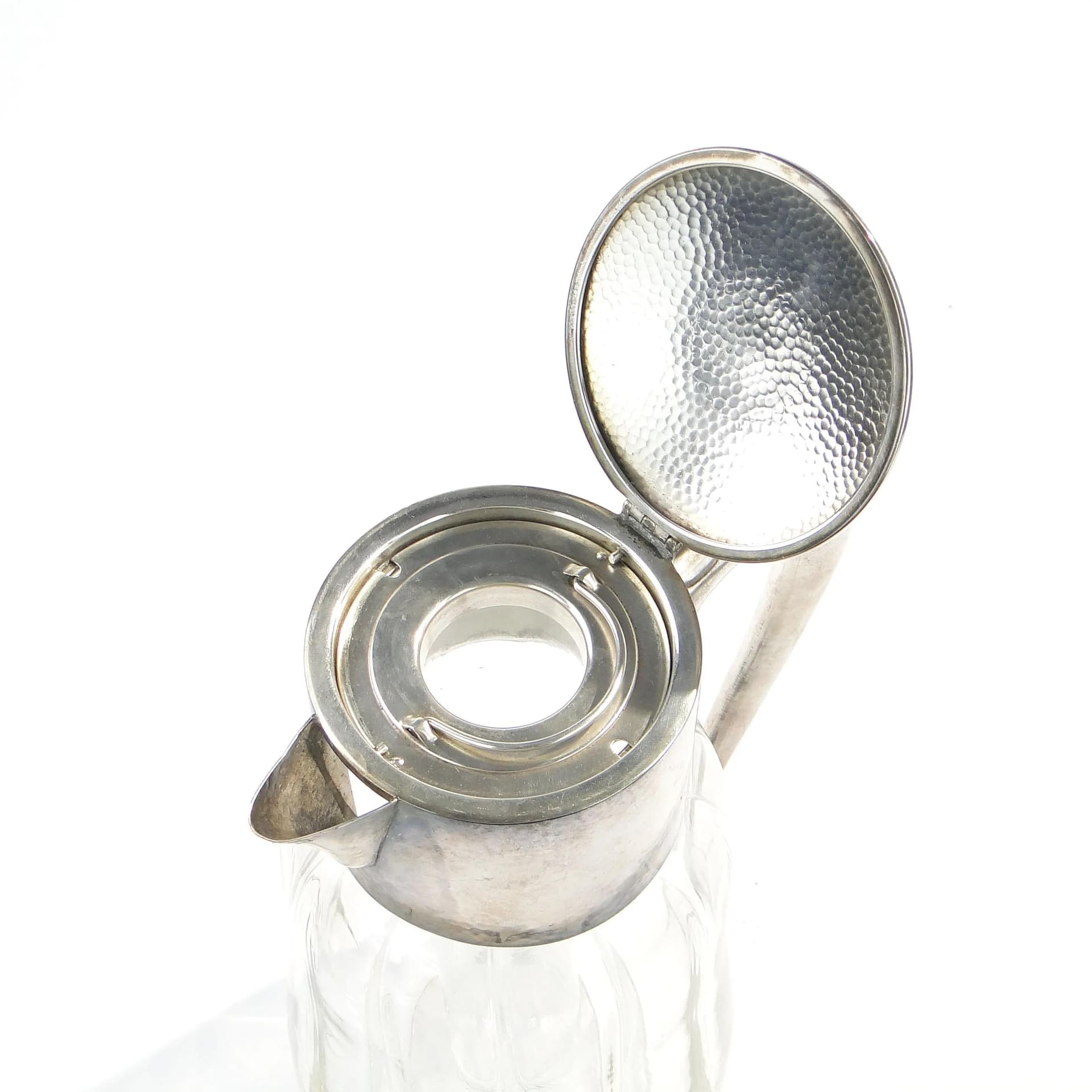 Dzban kryształowy, transparentny, Belgia, lata 20. - 36138