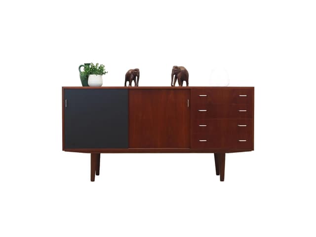 Komoda, teak brązowy, Dania, lata 60. - WYMIARY