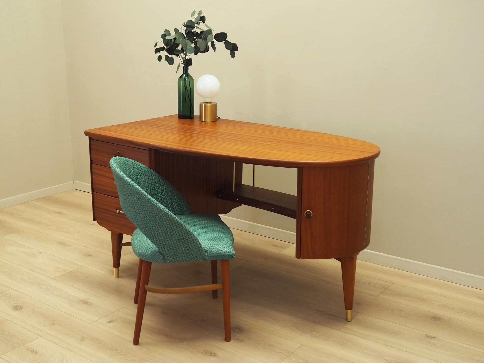 Desk, copper mahogany, mahogany, Norway, 1960s - 35976