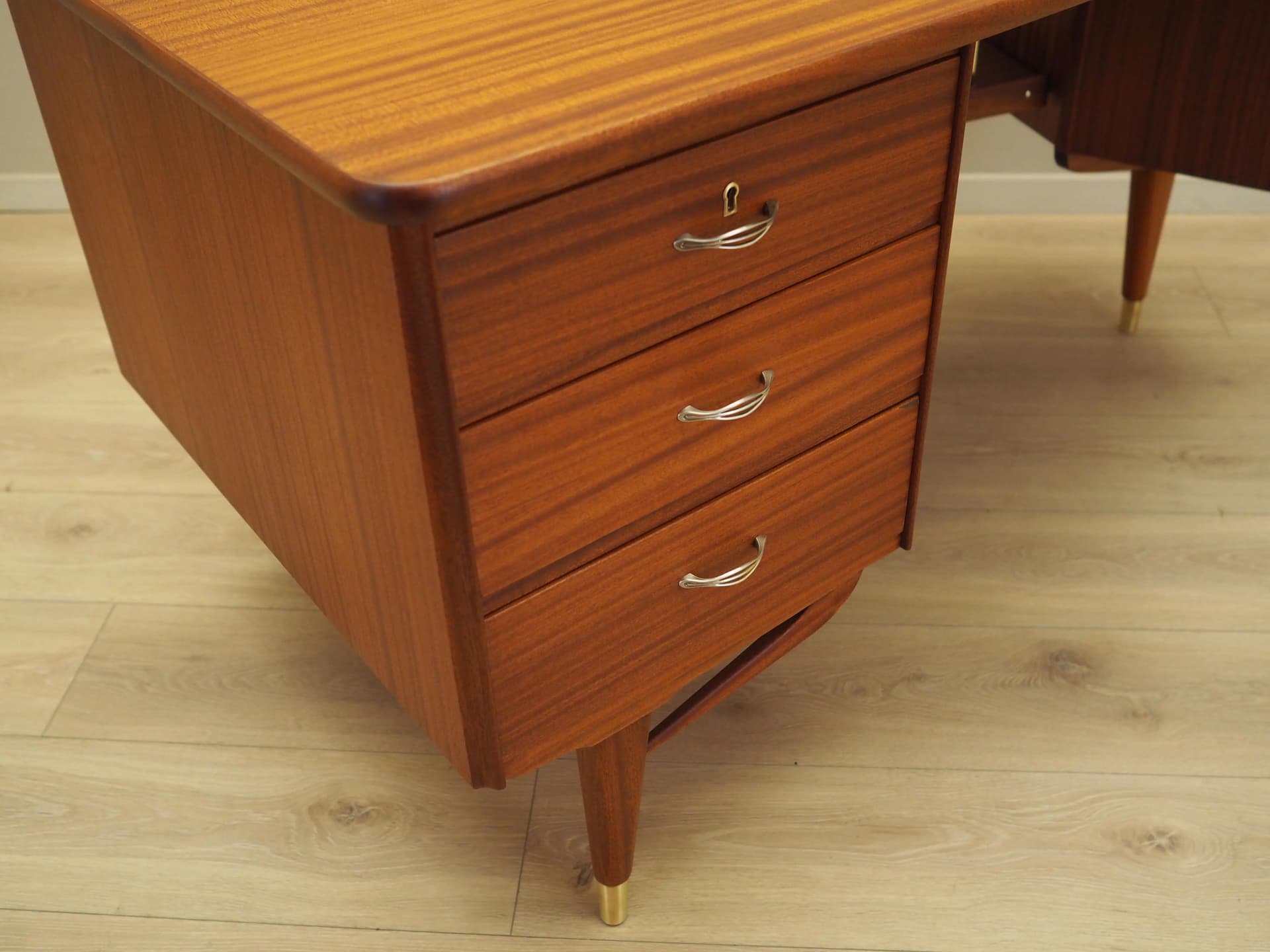 Desk, copper mahogany, mahogany, Norway, 1960s - 35982