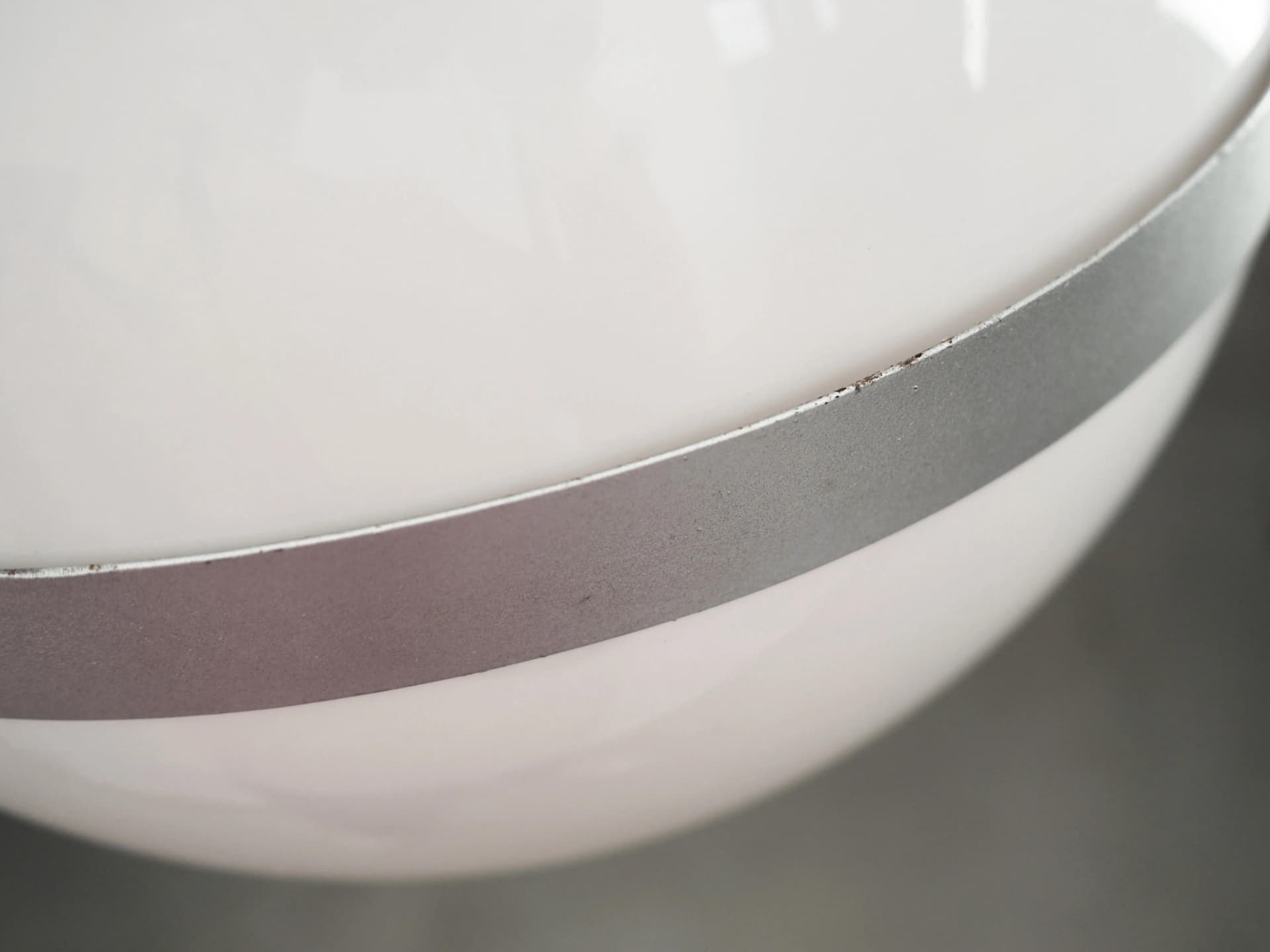 Pendant Lamp Space Age, white plastic, Italy, 1970s - 36230