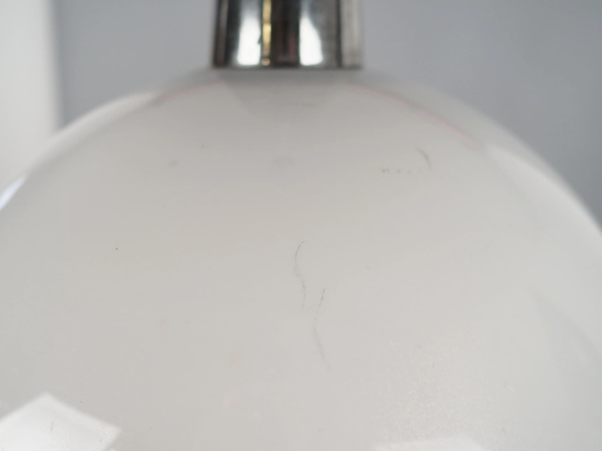 Pendant Lamp Space Age, white plastic, Italy, 1970s - 36225