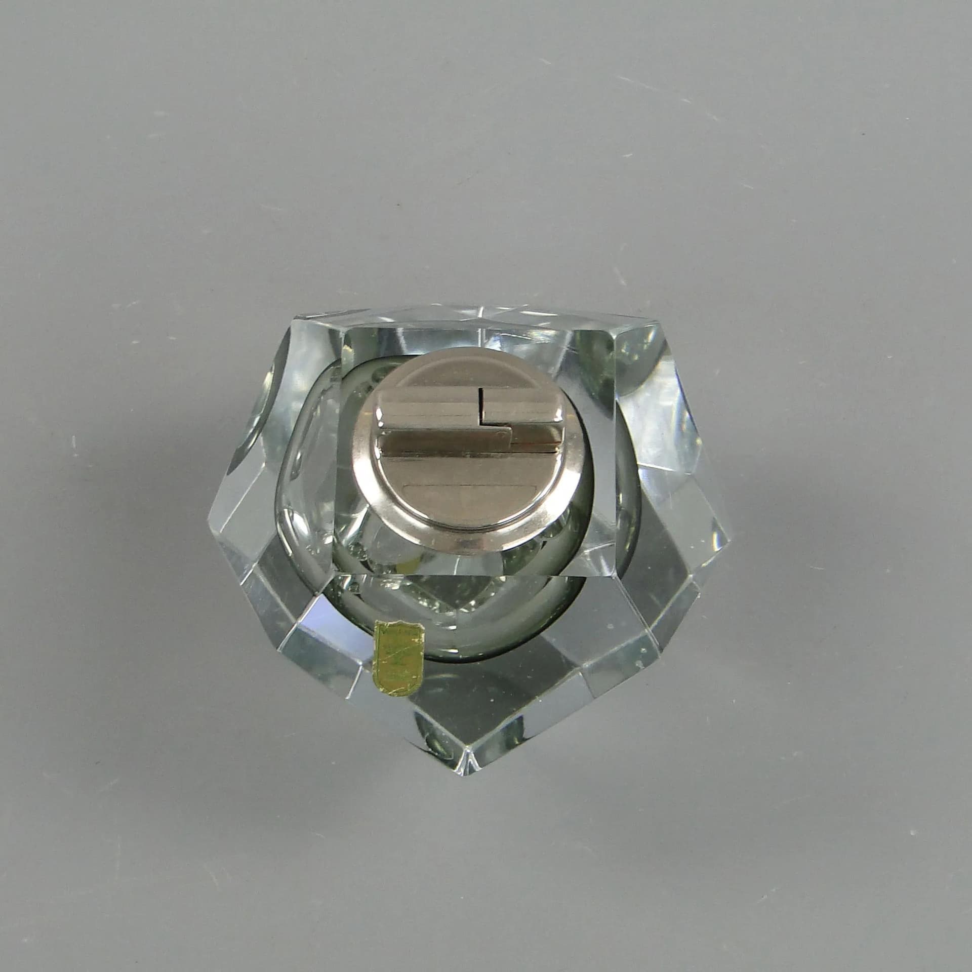 Table lighter, transparent crystal, Germany, 1950s - 36106